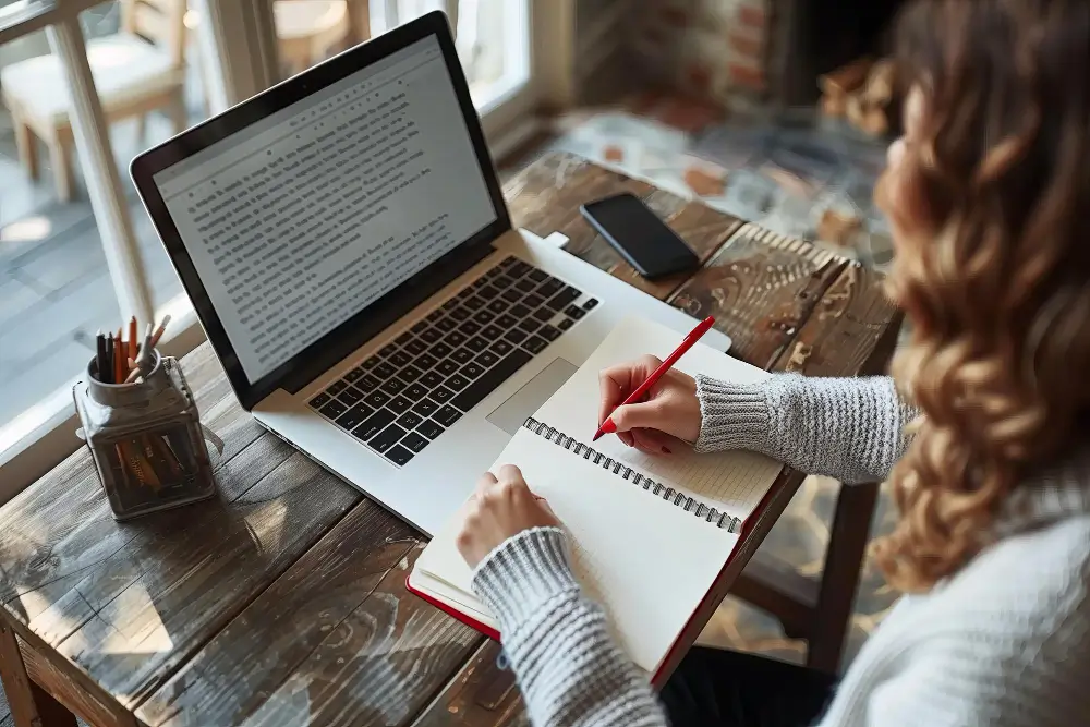 Editing and proofreading by native editors at Ecrivus International
